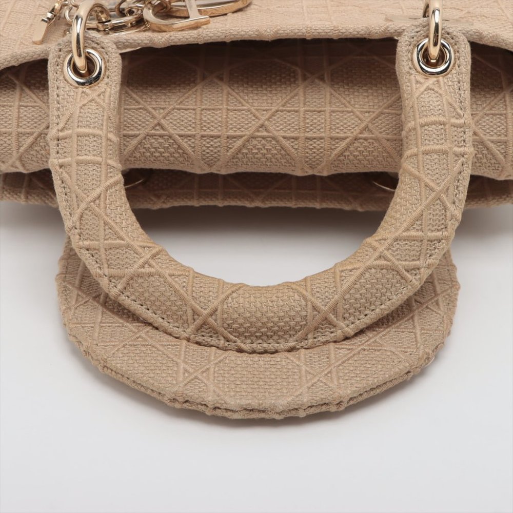 Christian Dior Cannage Lady Dior Handbag Beige - Picture 5 of 14